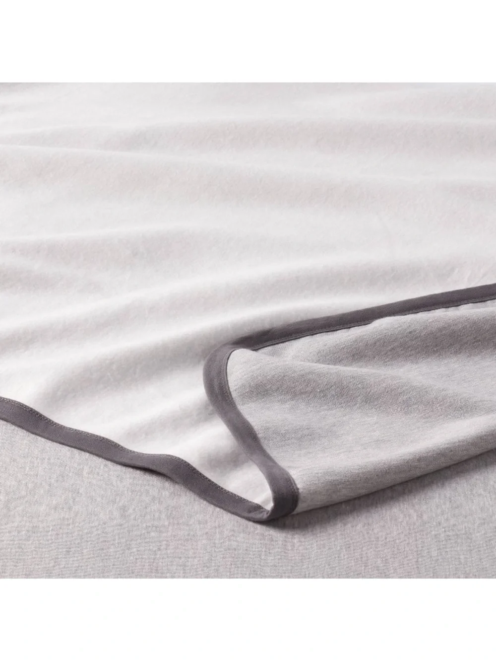 Twin/Twin XL Sweatshirt Blanket Dark Gray - Room Essentials
